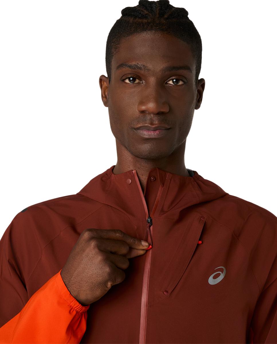 Casaco Corta-Vento de Homem Metarun Legend Jacket Vermelho / Laranja-4