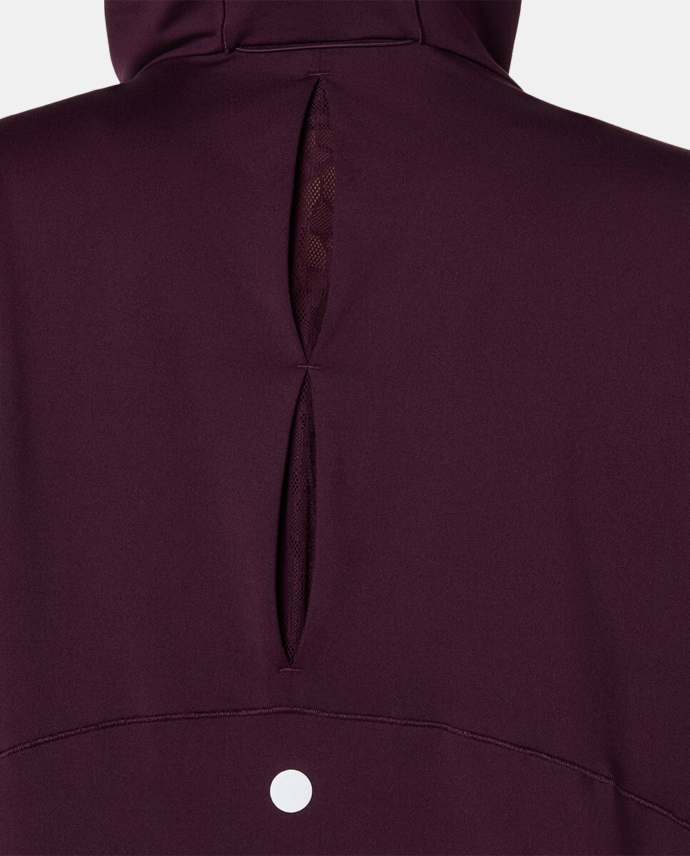 Sweatshirt de Mulher Nagino Run Winter Hoodie Beterraba-10