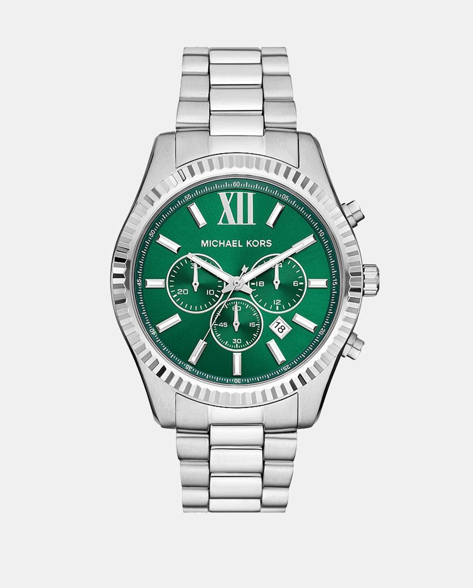 Relógio MK9152 Cronógrafo de Aço Verde-1