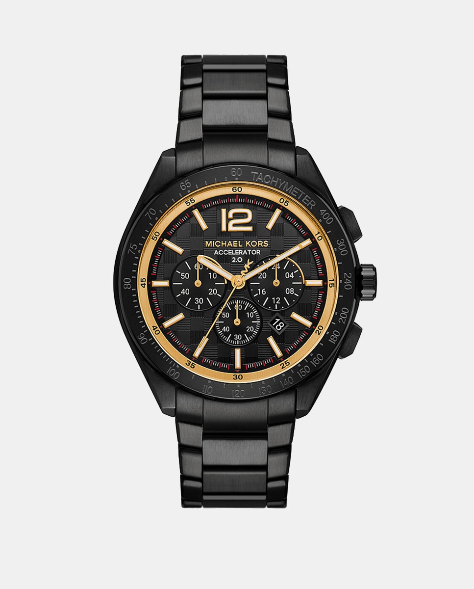 Imagem 0 de Relógio MK9179 Cronógrafo de Aço - Preto