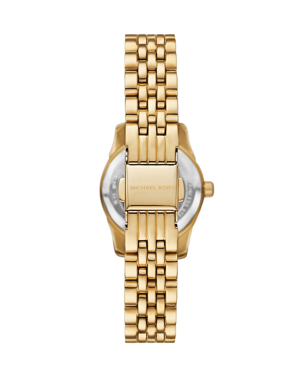 Relógio MK4842 de Aço - Dourado Verde-2