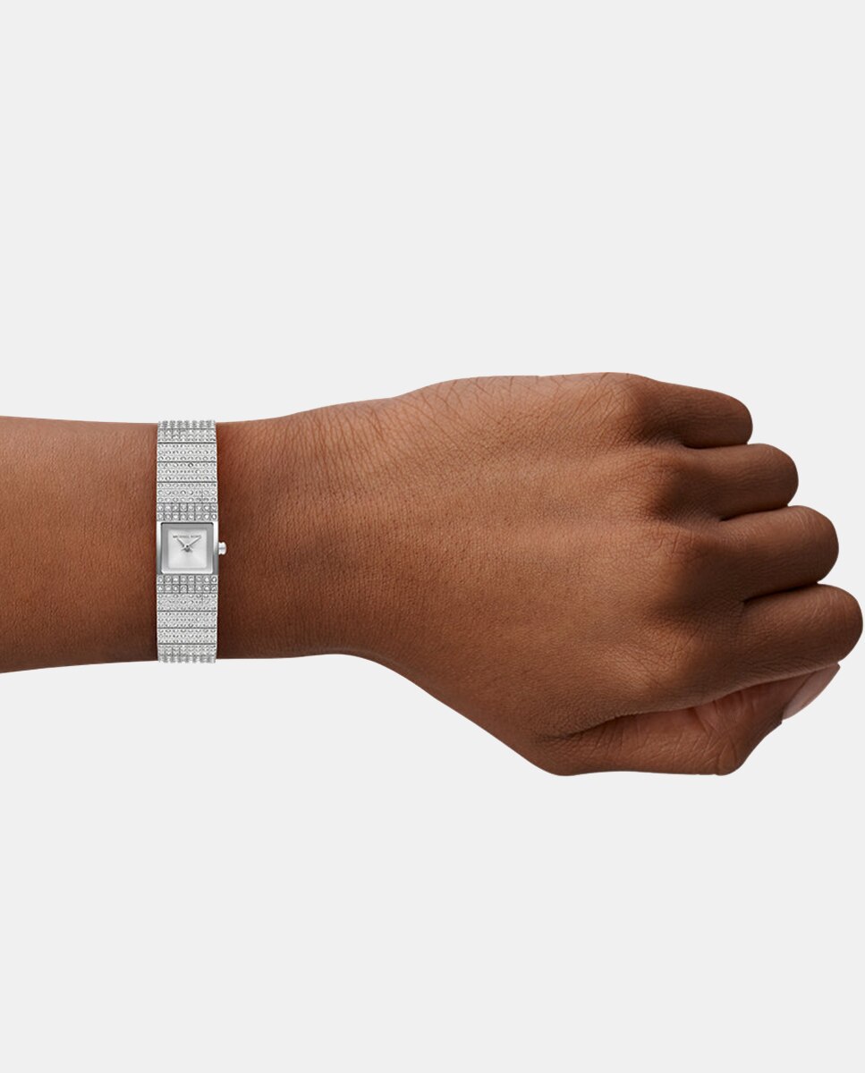 Relógio Darrington MK4886 de Aço Branco-5