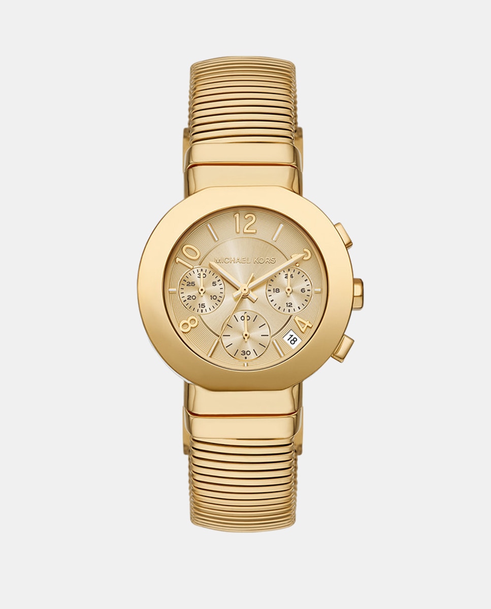 Relógio Gramercy MK7525 Cronógrafo de Aço - Dourado Dourado-1