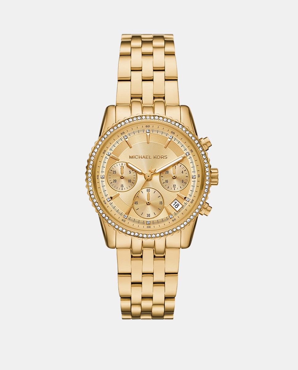 Relógio Bryant MK7530 Cronógrafo de Aço - Dourado Dourado-1