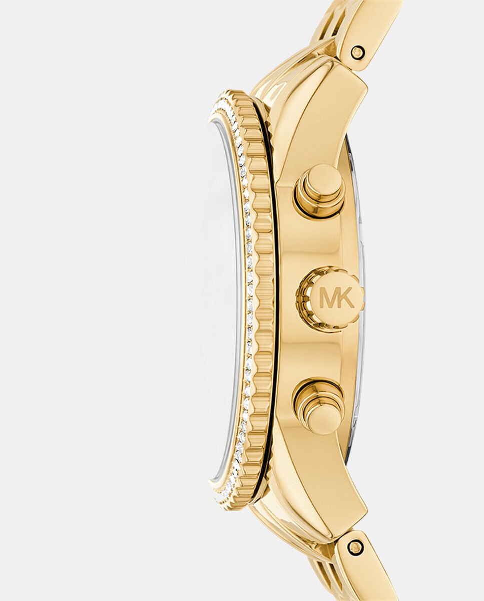 Relógio Bryant MK7530 Cronógrafo de Aço - Dourado Dourado-3