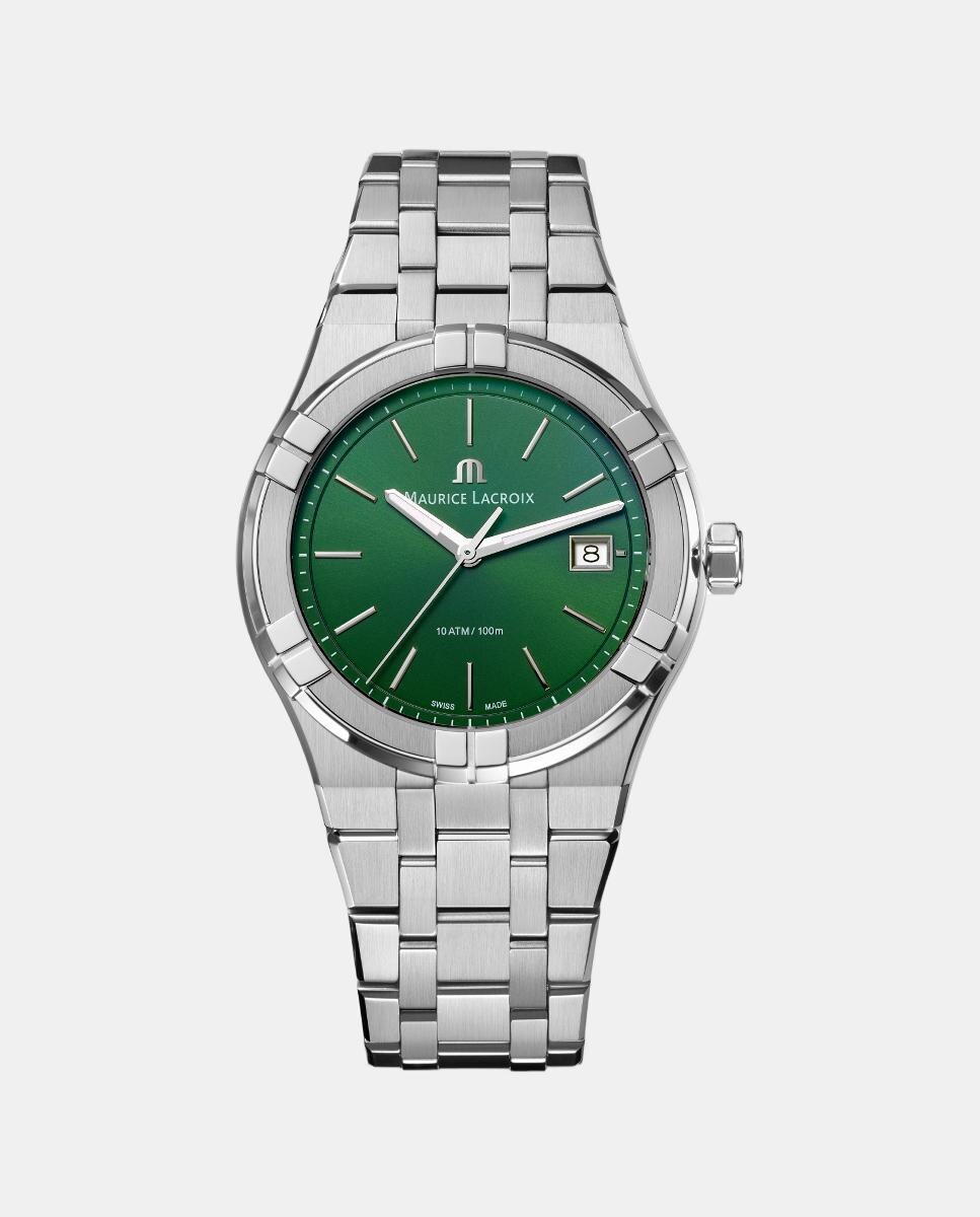 Relógio Aikon AI1108-SS002-630-1 de Aço Verde-1