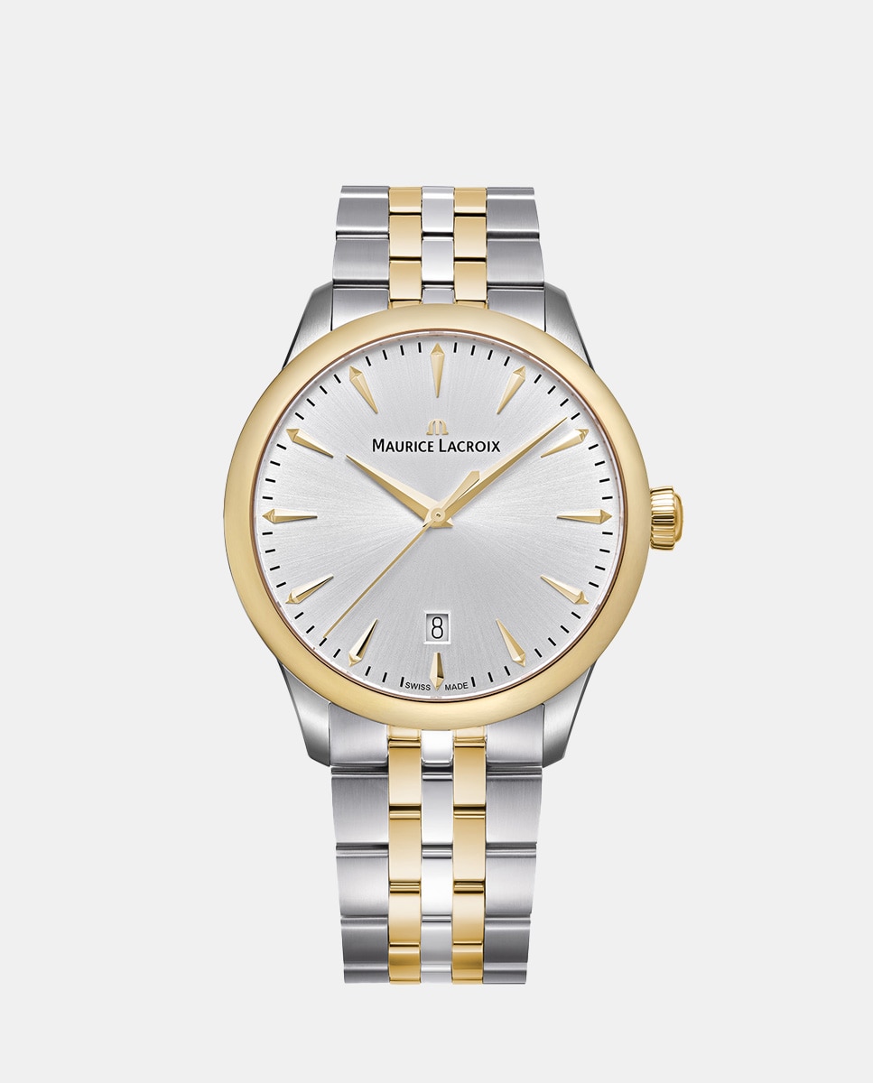 Imagen 0 de Reloj unisex Colección 1975 751007-PVY12-130-1 de acero bicolor