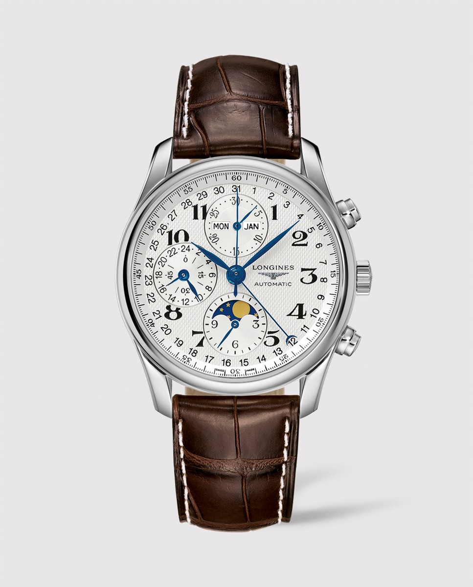 Imagem 0 de Relógio L26734783 The Longines Master Collection Automático em Pele - Castanho