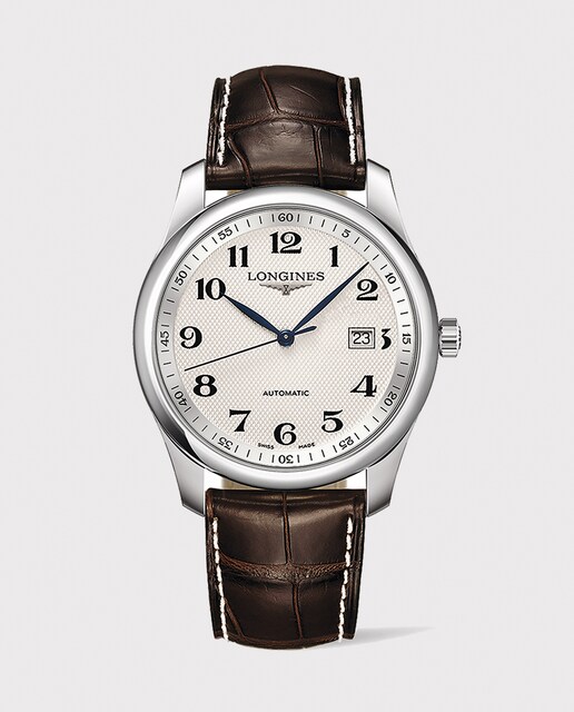 Reloj de hombre Longines L27934783 The Longines Master Collection automático de piel marrón