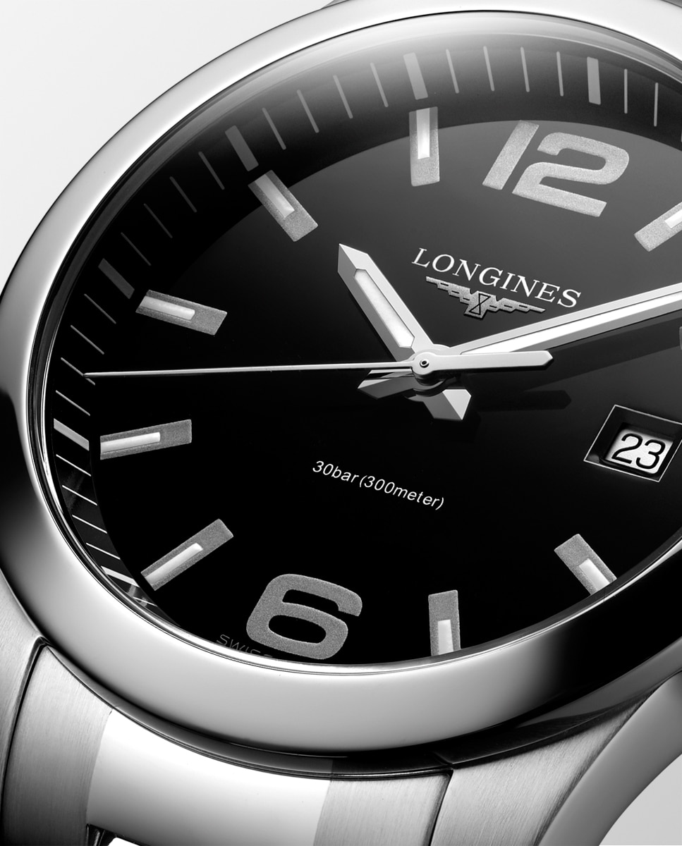 Imagen 2 de Reloj de hombre Longines L37594586 Conquest de acero - Negro Negro