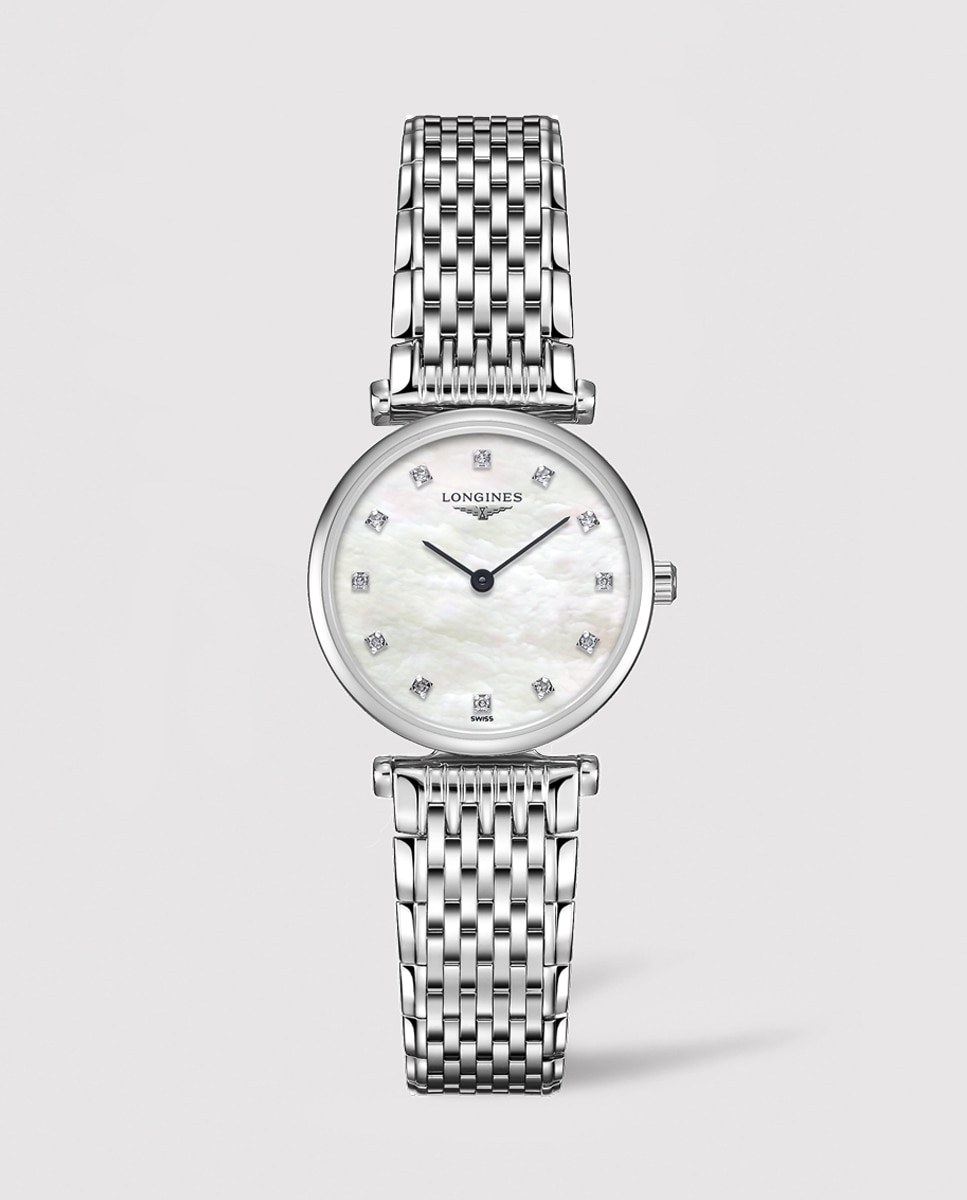 Relógio L42094876 La Grande Classique de Aço e Diamantes Branco-1