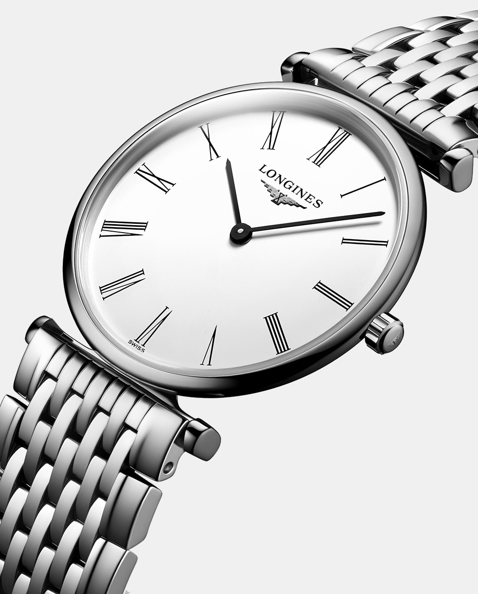 Relógio La Grande Classique L45124116 de Aço Branco-2