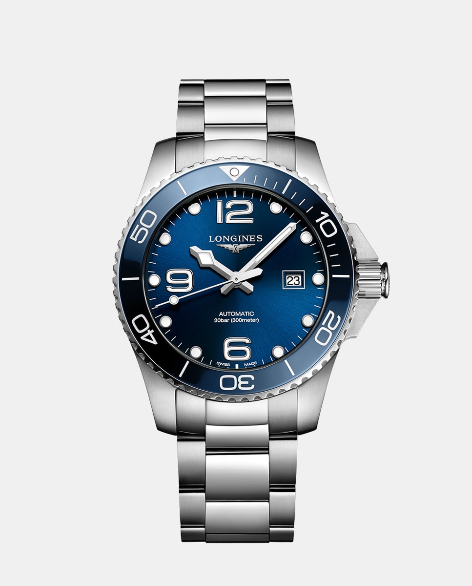 Relógio Hydro Conquest L37824966 Automático de Aço Prata-1