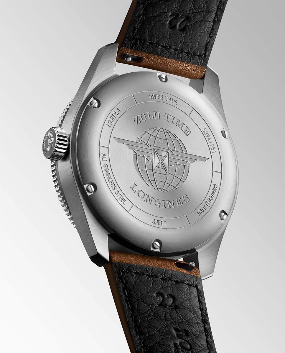 Imagen 2 de Reloj de hombre Longines Spirit L3.812.4.63.2 automátivco de piel beige - Negro Negro
