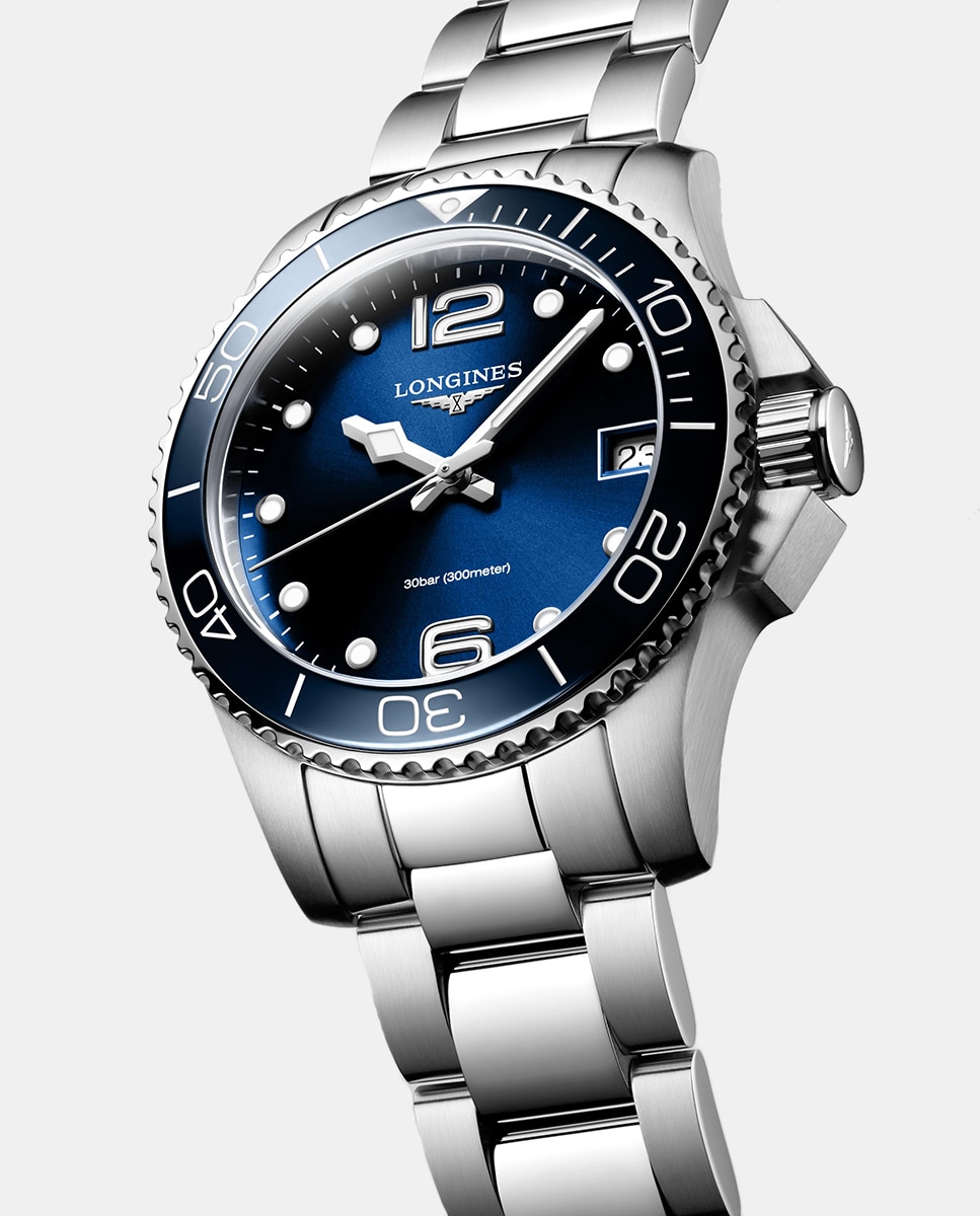 Relógio Hydroconquest L33704966 de Aço Azul-3