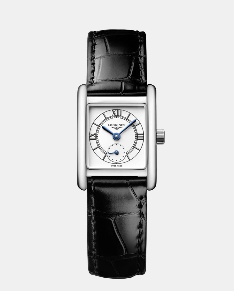 Imagen 0 de Reloj de mujer Dolce Vita L52004752 de piel negro Plateado
