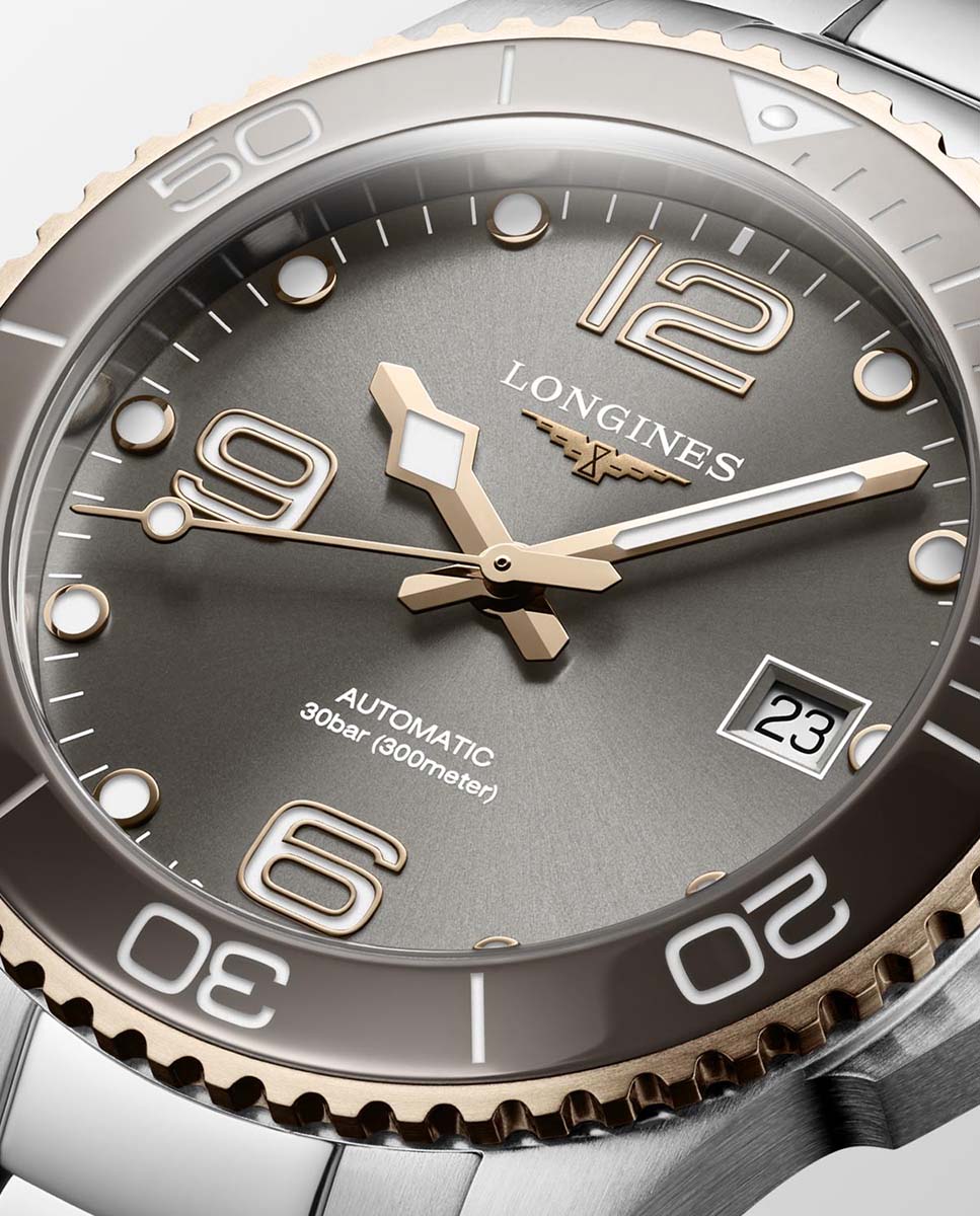 Imagen 4 de Reloj de hombre Hydroconquest L37803786 automático de acero - Longines - Gris Gris