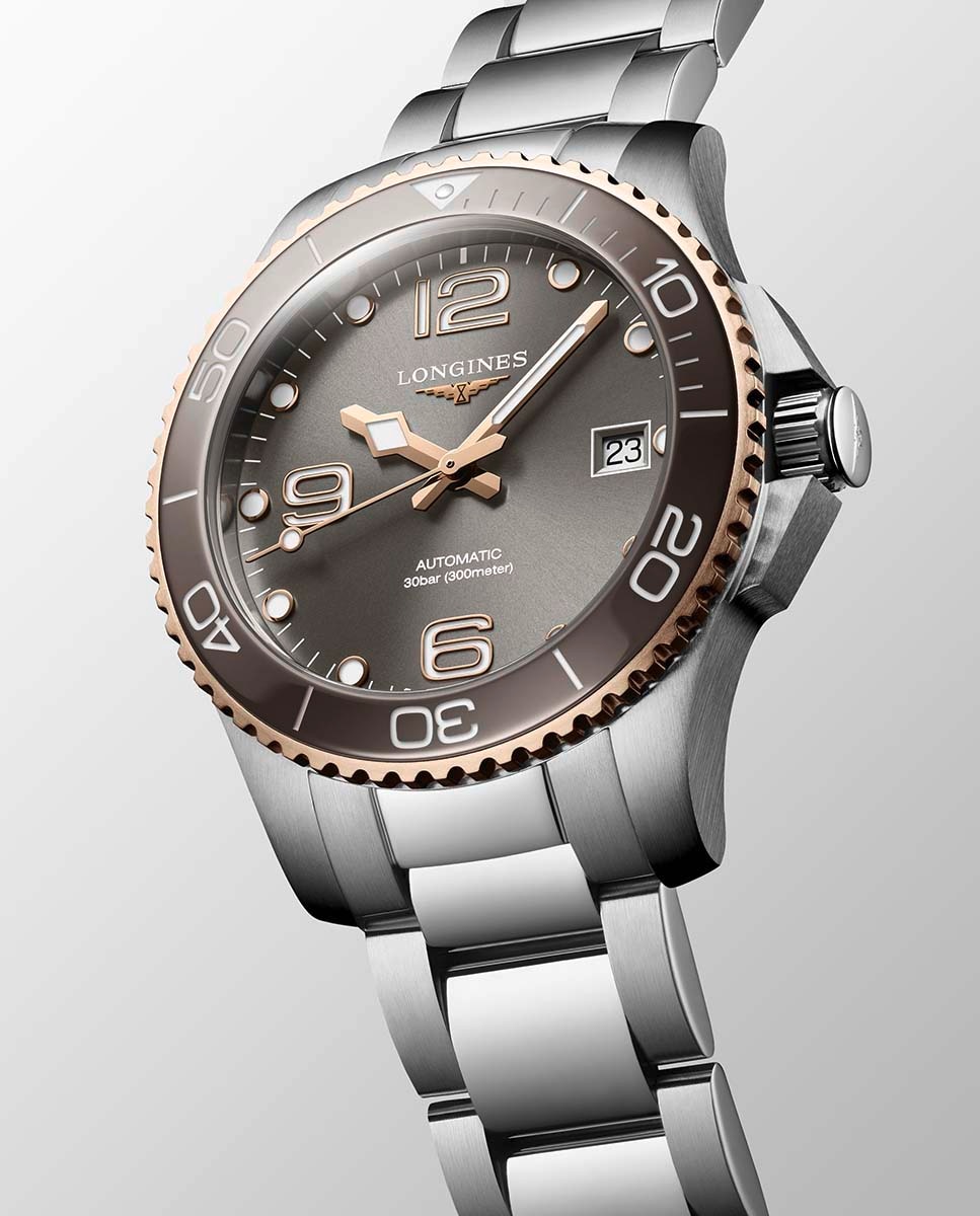 Imagen 5 de Reloj de hombre Hydroconquest L37803786 automático de acero - Longines - Gris Gris