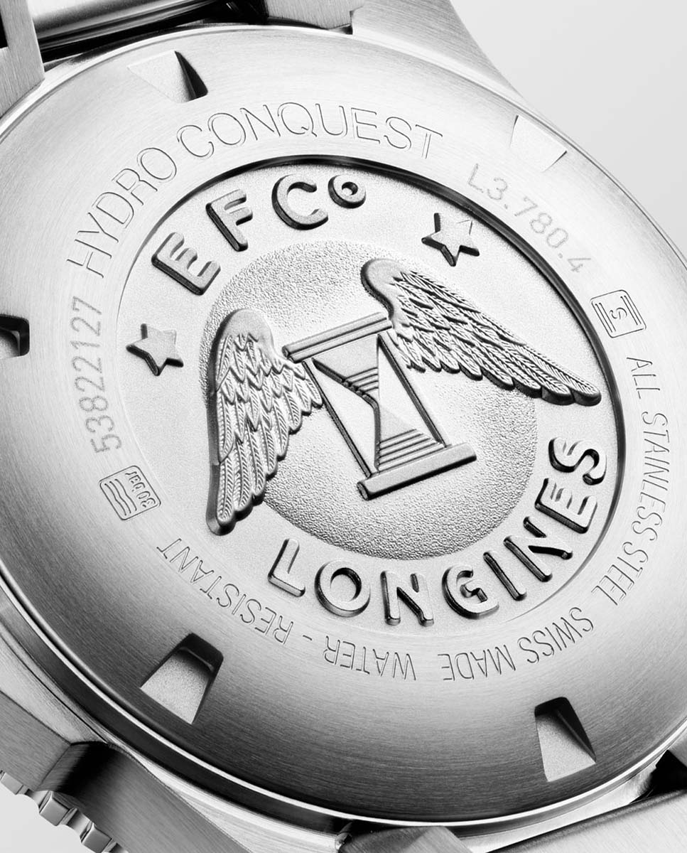 Reloj de hombre Hydroconquest L3.780.4.56.6 automático de acero - Longines - Negro Negro-3