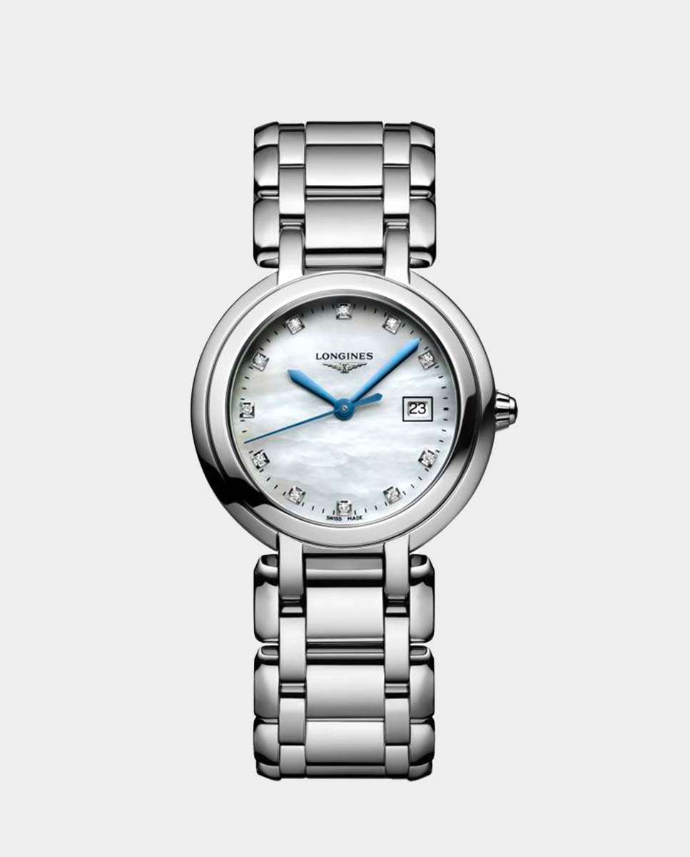 Imagen 0 de Reloj de mujer Longines Primaluna L8.122.4.87.6 de acero Blanco