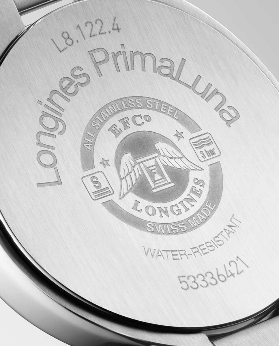 Reloj de mujer Longines Primaluna L8.122.4.87.6 de acero - Blanco Blanco-3