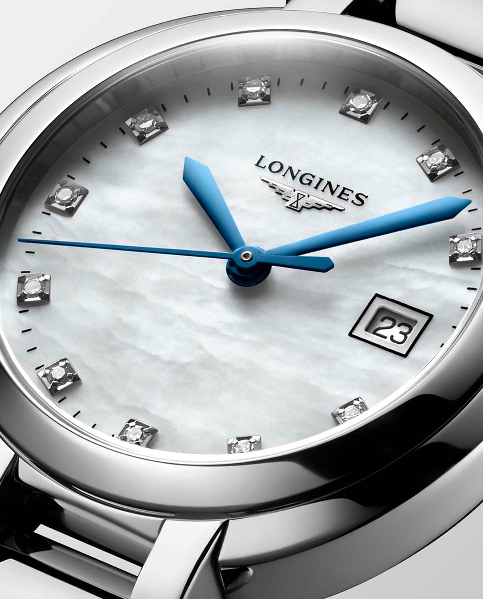Reloj de mujer Longines Primaluna L8.122.4.87.6 de acero - Blanco Blanco-4