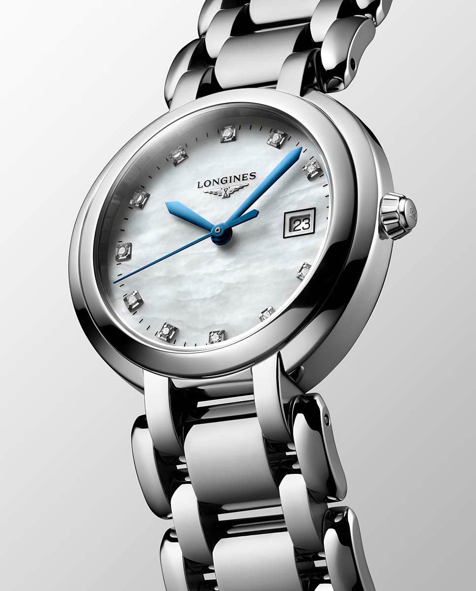 Reloj de mujer Longines Primaluna L8.122.4.87.6 de acero - Blanco Blanco-5