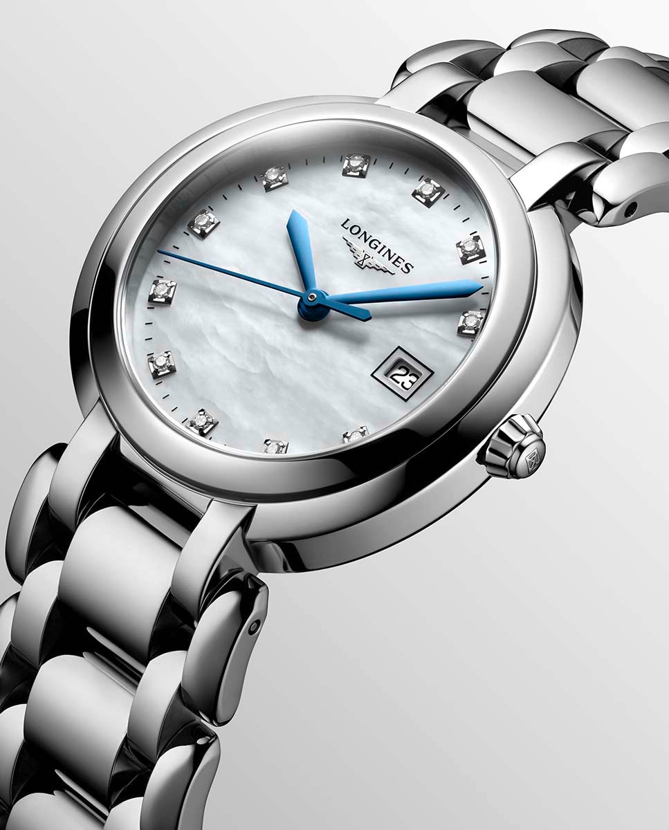 Reloj de mujer Longines Primaluna L8.122.4.87.6 de acero - Blanco Blanco-6
