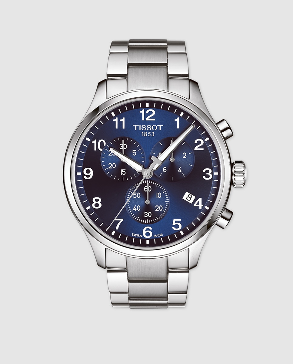 Relógio Chrono XL de aço Prata-1