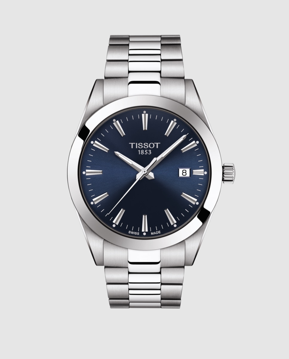 Relógio T1274101104100 de aço 316L Prata-1
