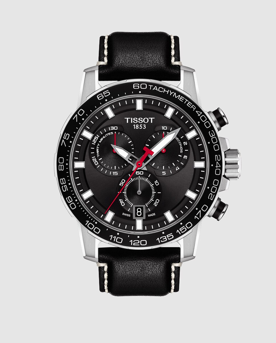 Relógio T-Sport T1256171605100 cronógrafo de aço Preto-1