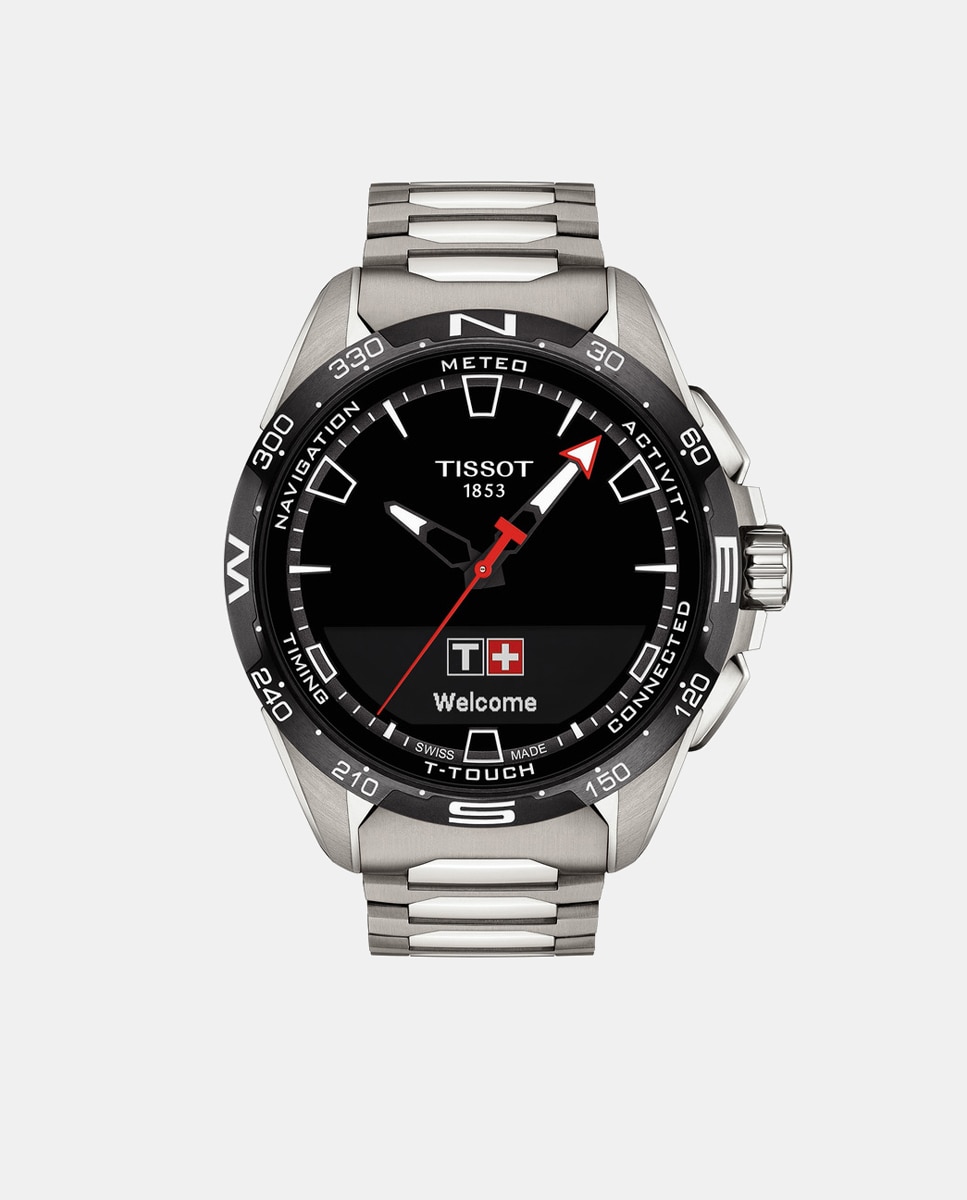 Smartwatch T-Touch T1214204405100 de Titânio Prata-1