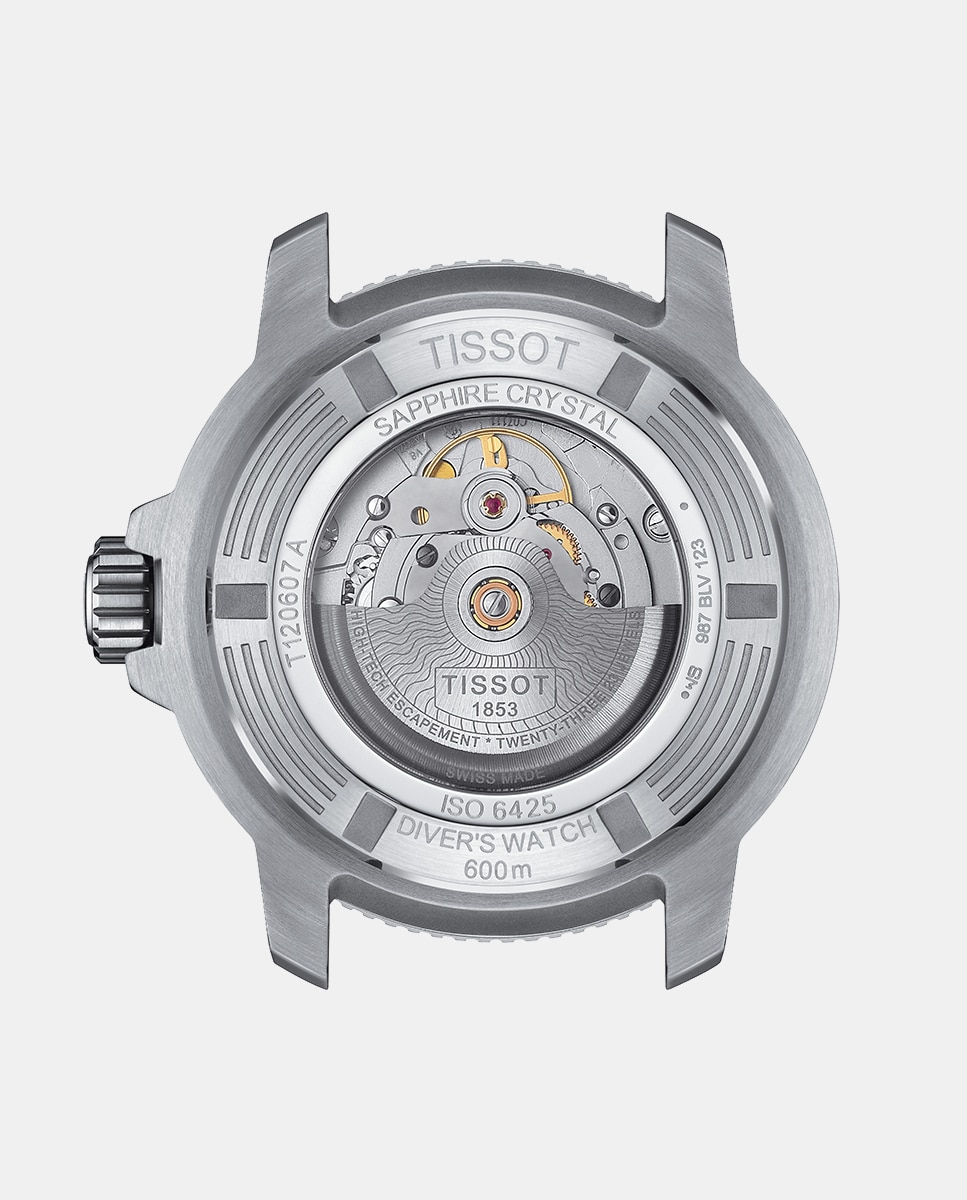 Relógio Seastar 2000 Profesional T1206071104100 Automático de Aço Cinzento-4