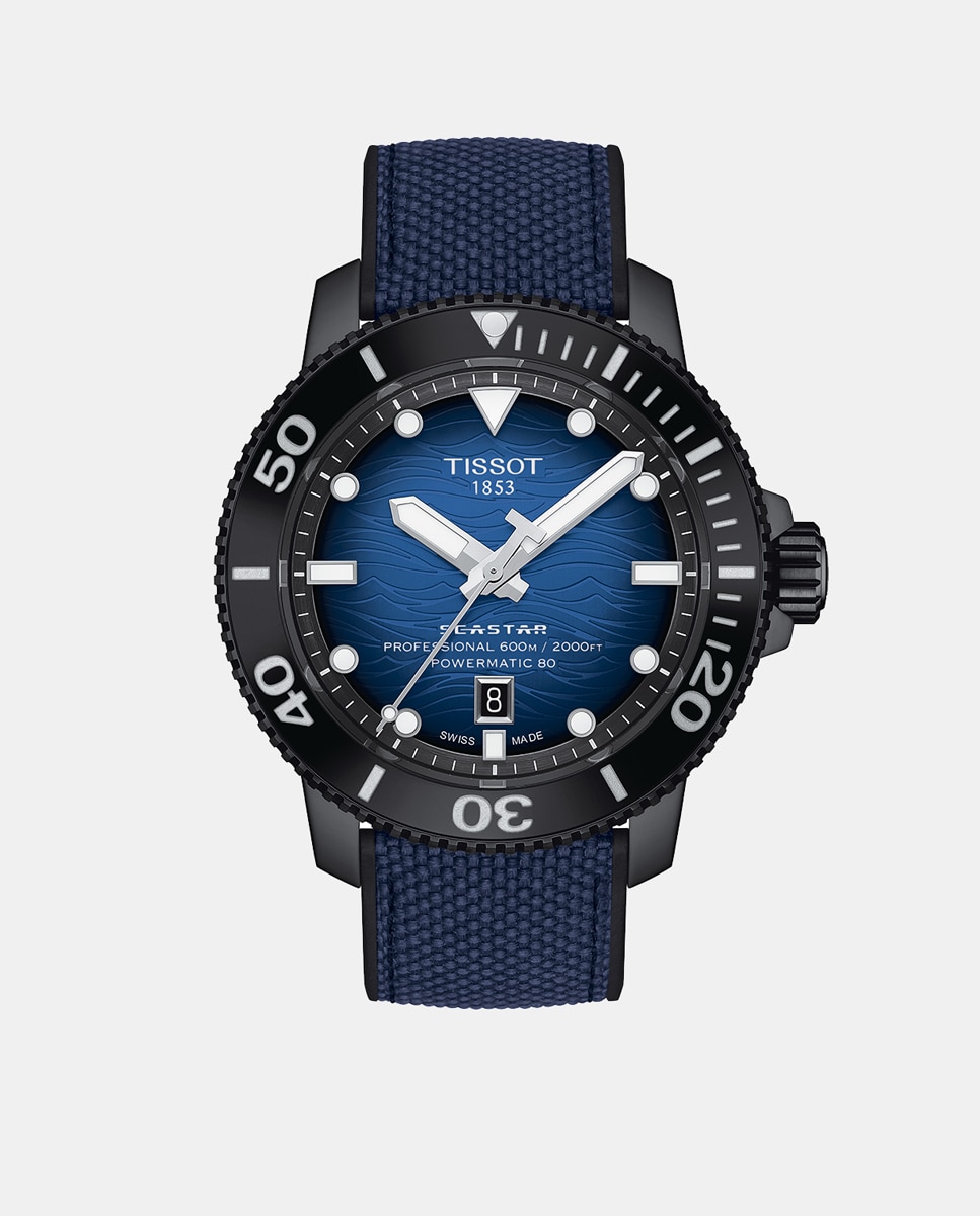 Relógio Seastar 2000 Profesional T1206073704100 Automático - Azul Azul-1