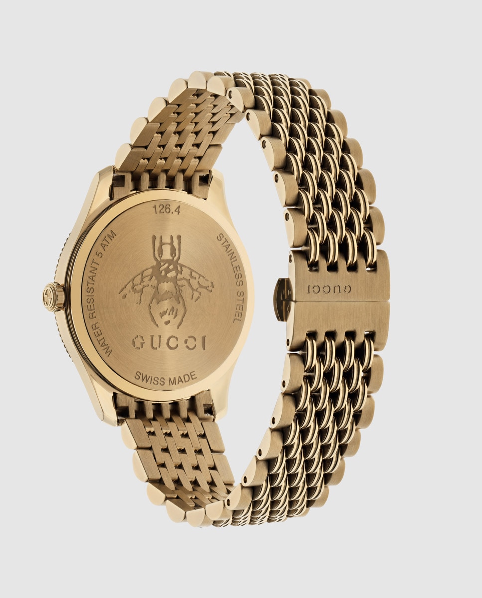Relógio G-Timeless YA1264155 de Aço - Dourado Ouro-2