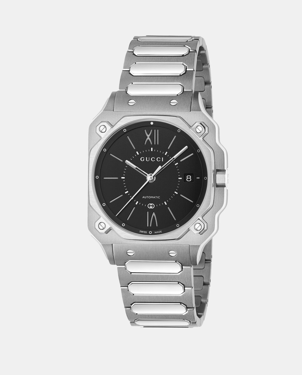 Relógio G-Flat YA166401 Automático de Aço Preto-1