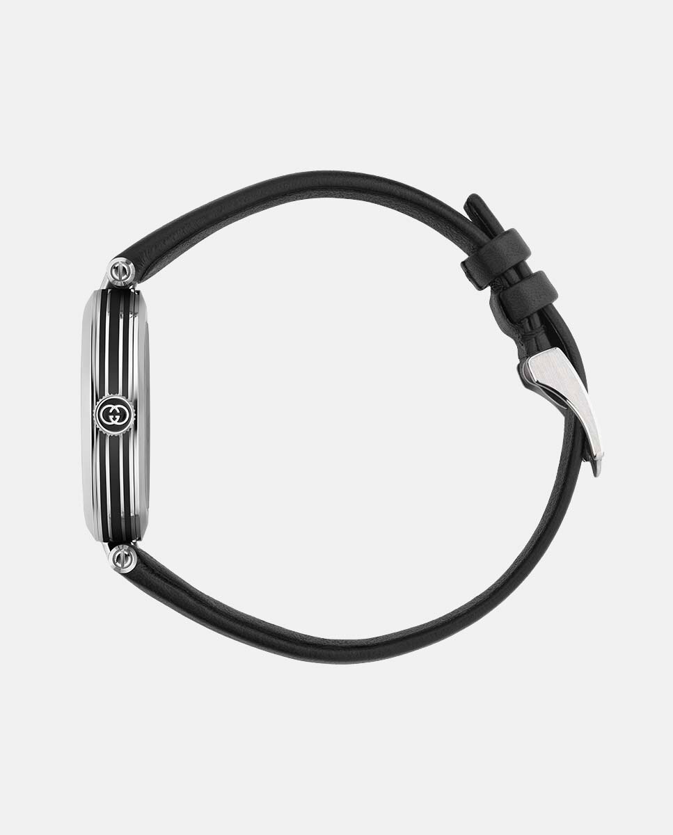 Relógio Modelo 2000 YA167505 em Pele - Preto Preto-3