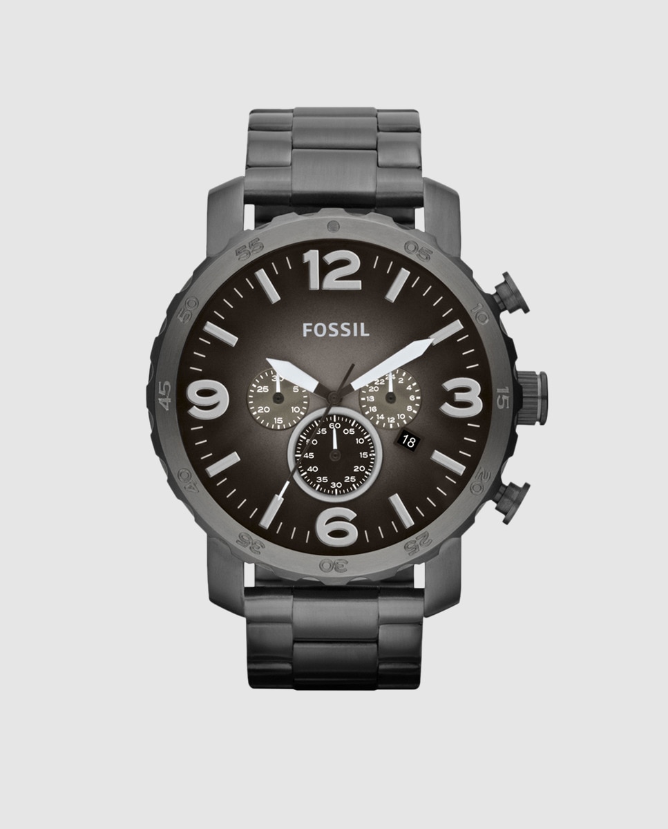 Relógio de homem Fossil JR1437 Nate Preto-1