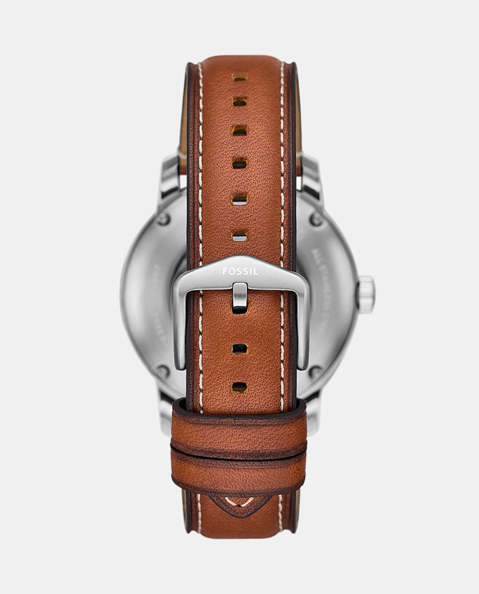 Relógio MK3263 Automático em Pele - Castanho Castanho-2