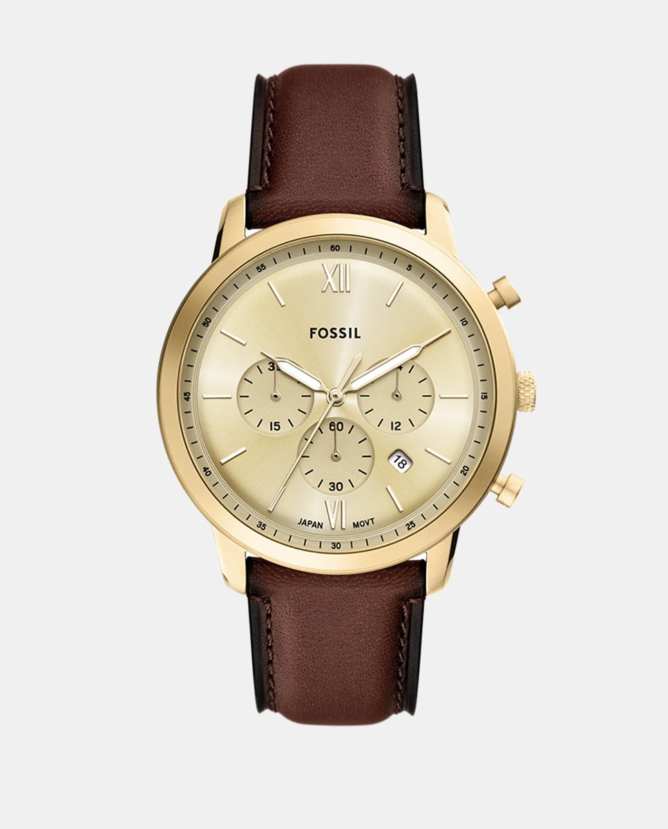 Imagem 0 de Relógio Neutra FS6113 Cronógrafo em Pele - Castanho