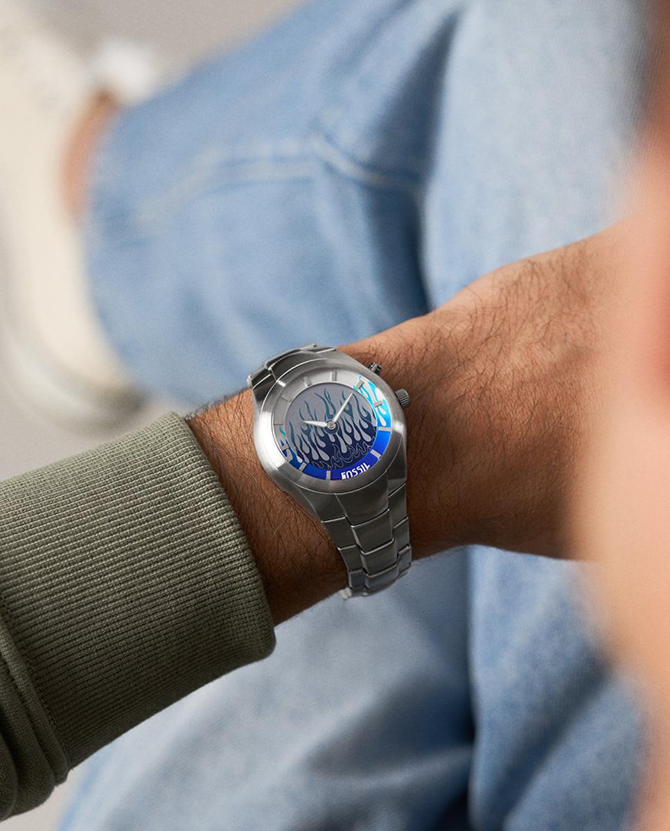 Relógio Archival Big Tic LE1234 Digital de aço Preto-9