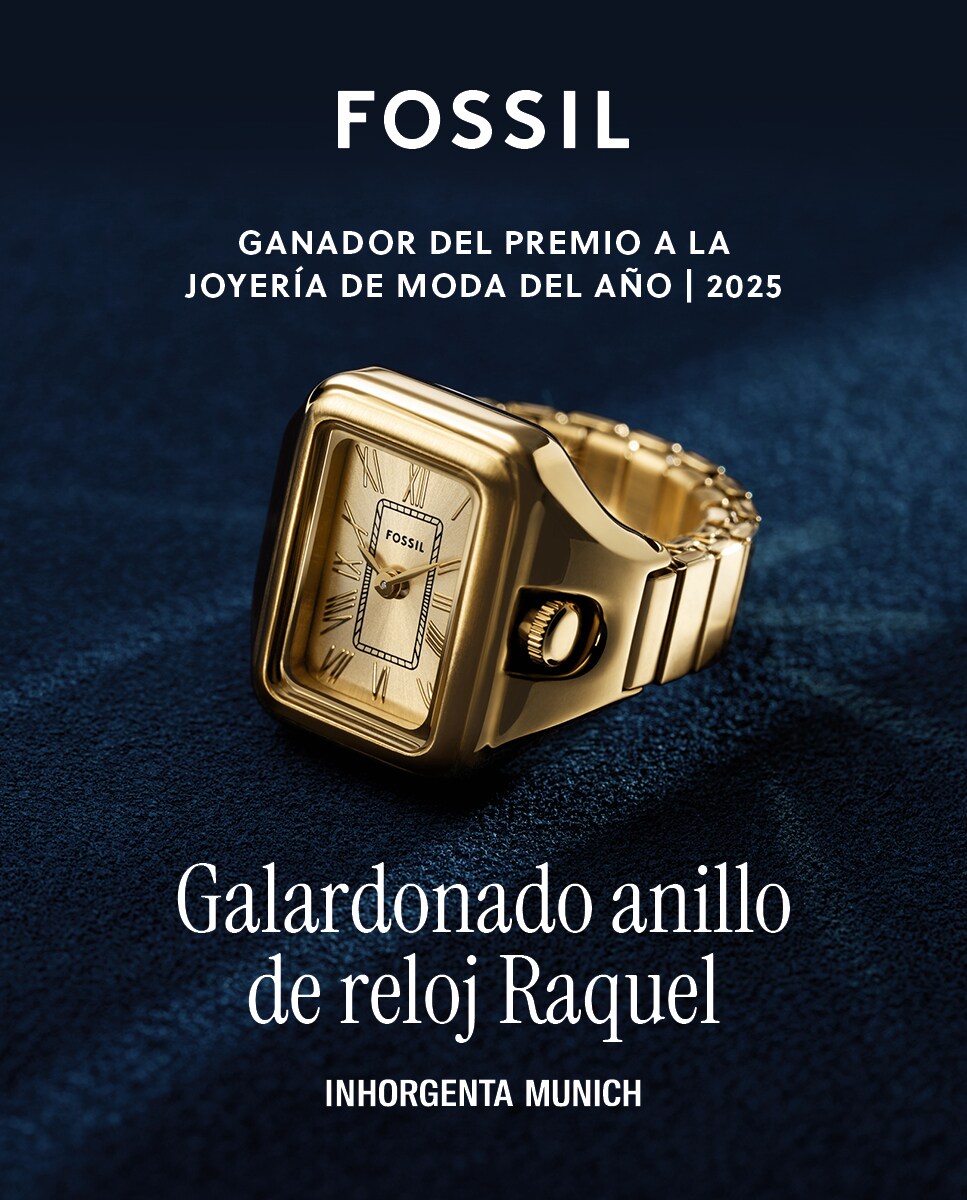 Reloj anillo de mujer ES5343 de acero dorado · Fossil · El Corte