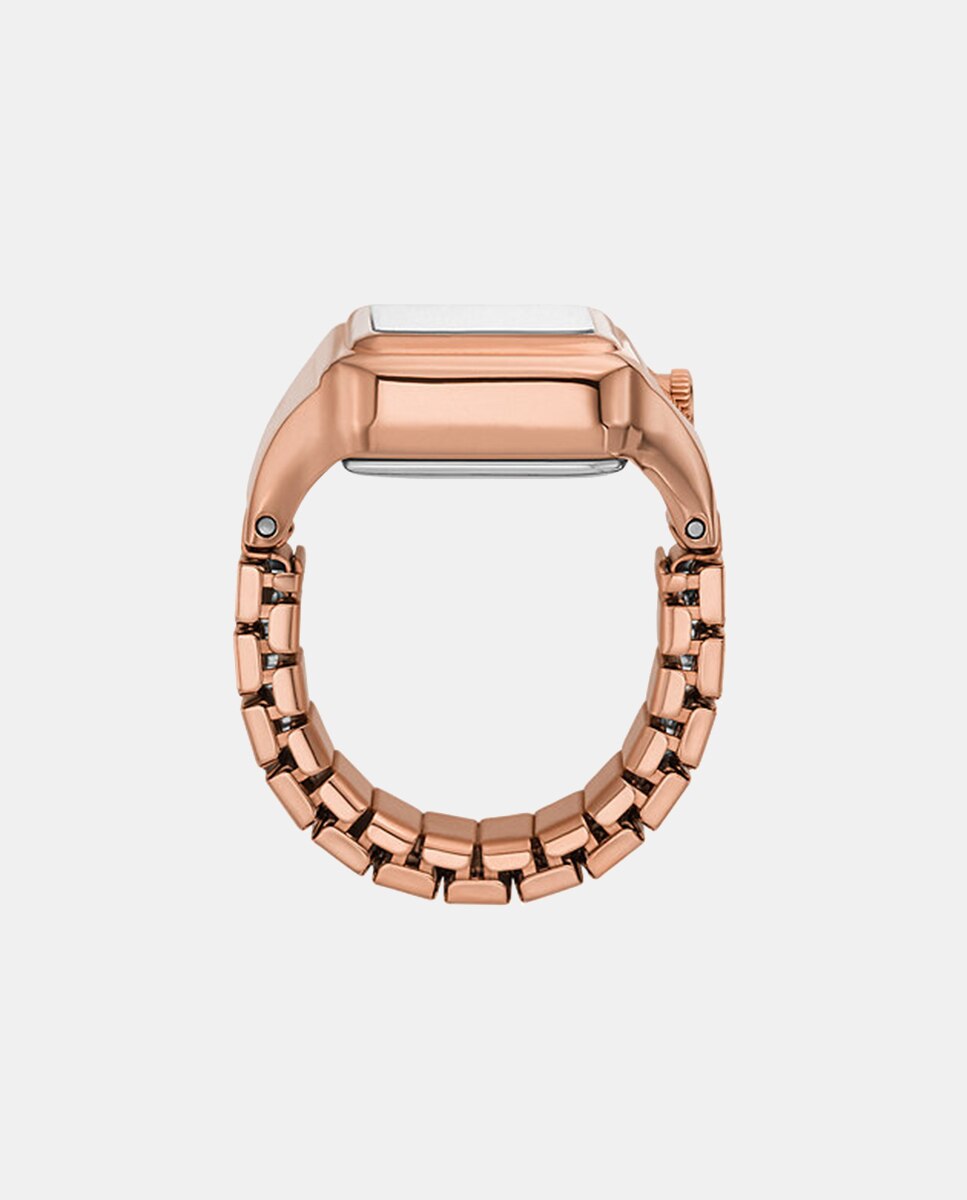 Relógio Anel ES5345 de Aço - Dourado Rosa Rosa-4