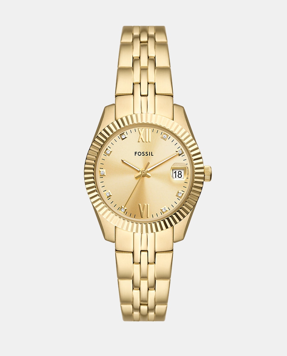 Relógio ES5338 de Aço - Dourado Ouro-1