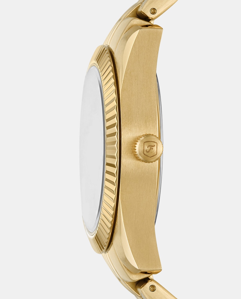 Relógio ES5338 de Aço - Dourado Ouro-3