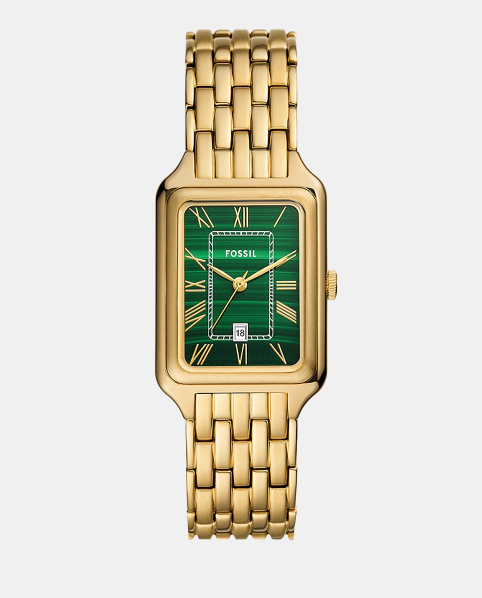 Relógio ES5341 de Aço - Dourado Verde-1