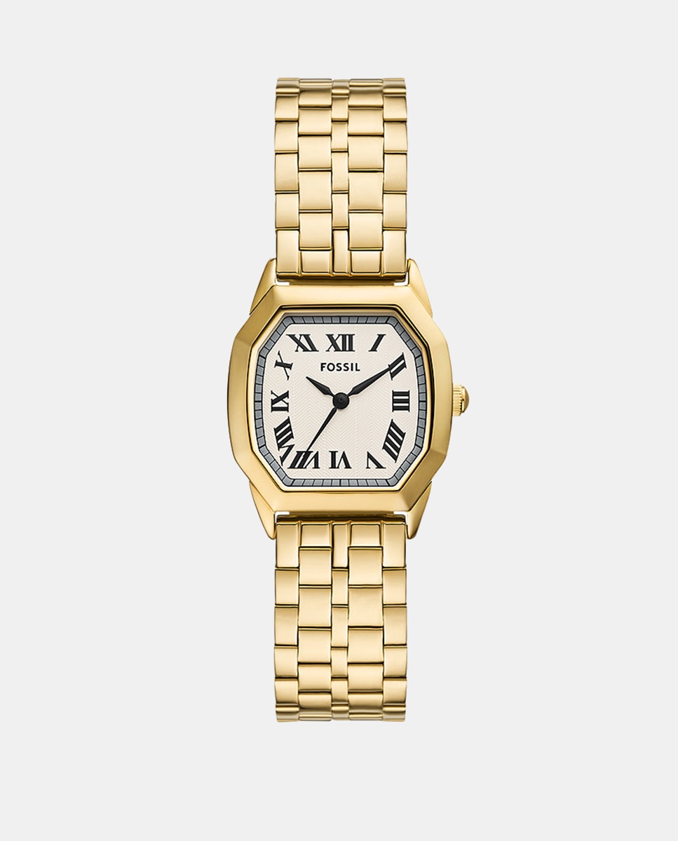 Relógio ES5361 de Aço - Dourado Branco-1