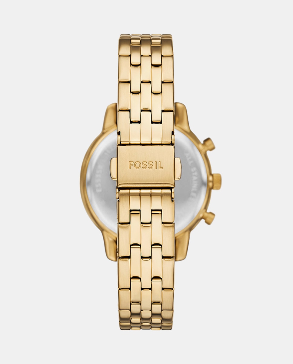 Cronógrafo ES5358 de Aço - Dourado Branco-2