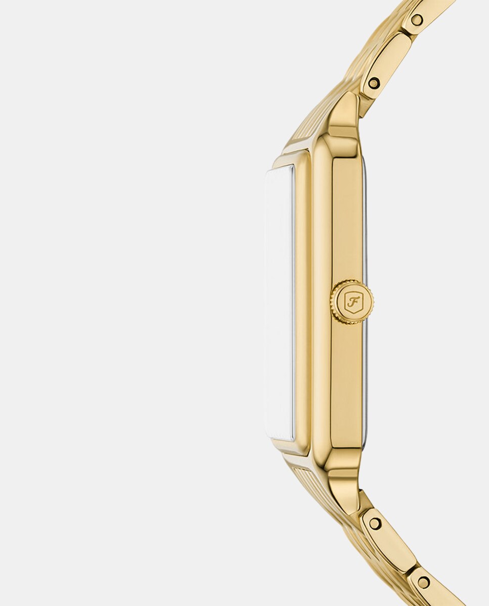 Relógio Raquel ES5398 Multifunções de Aço - Dourado Branco-3