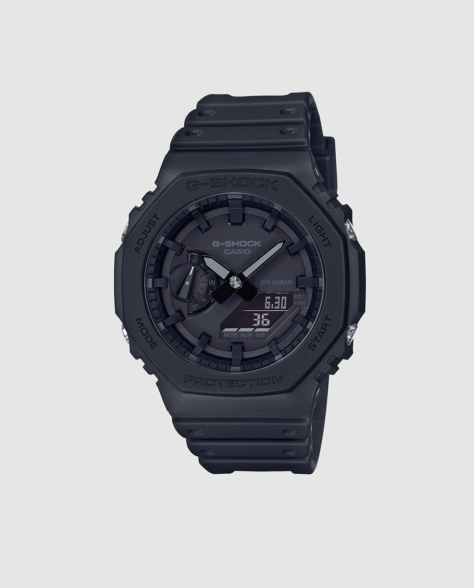Relógio G-Shock 2100 Series GA-2100-1A1ER de Resina - Preto Preto-1